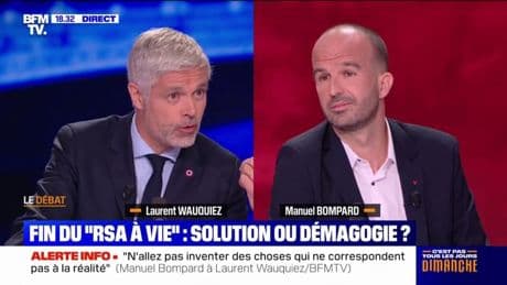 Budget: Laurent Wauquiez (LR) indique veut "garder le social pour ceux qui en ont besoin", Manuel Bompard (LFI) pointe "une proposition totalement indécente"
