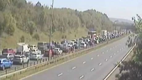 M60 crash UPDATES: Motorway closed as thousands of Oasis fans head to Heaton Park