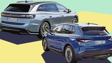 Entweder VW ID.7 Tourer GTX oder Škoda Elroq: Mehr Platz und PS für Familien