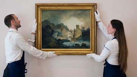 Verkleurd schilderij blijkt kostbaar jeugdwerk van Britse meester Turner