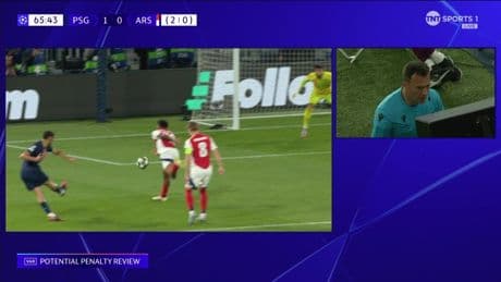PSG given controversial penalty vs Arsenal by ref who was banned for match-fixing but Vitinha hits ‘worst pen ever seen’