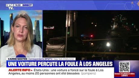 États-Unis: une voiture a foncé sur la foule à Los Angeles, au moins 20 personnes ont été blessées