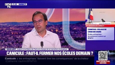 Changement climatique: "Il faut moduler les horaires des services publics", détaille Dan Lert, adjoint au maire de Paris