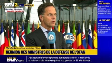 Le secrétaire général de l'Otan, Mark Rutte, admet qu'"il faut se préparer à la guerre" et "dépenser davantage"