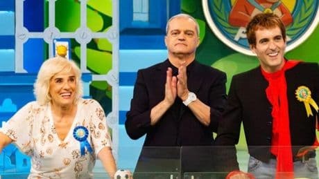 Anabel Alonso se lía con la derecha y la izquierda al indicar a un concursante del 'Grand Prix': «¡Donde te dé la gana!»