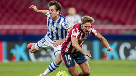 Los números no acompañan a la Real Sociedad en sus visitas al Atlético de Madrid