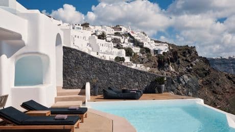 The best hotels in Santorini for luxury suites and sea views