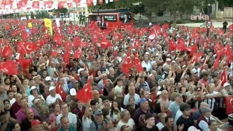 Millet İradesine Sahip Çıkıyor mitingi Sivas'ta: "Rakibi için hukuk ve demokrasiyi askıya almak darbeciliktir"