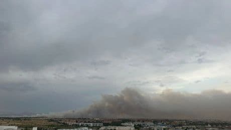 El incendio de Tres Cantos y la calima provocan altos niveles de contaminación: recomiendan no estar mucho en la calle
