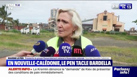"Je suis candidate à la présidentielle": Marine Le Pen recadre Jordan Bardella lors de son déplacement en Nouvelle-Calédonie