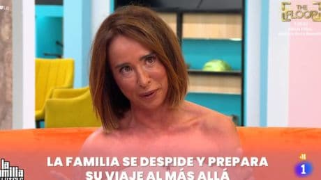 María Patiño se despide de la audiencia de 'La familia de la Tele: ''Nos vamos con la tranquilidad de haberlo intentado''
