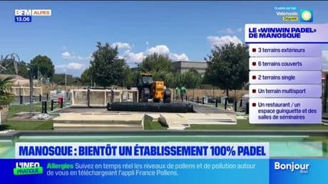 Le padel se développe à Manosque