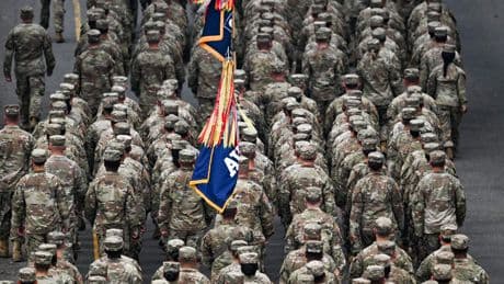 Links probeert peperdure militaire parade van VS ’lelijk’ te maken:  ’Trump heeft dit feest gekaapt’
