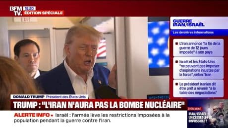 Donald Trump sur l'Iran: "Il ne se doteront pas de l'arme nucléaire"