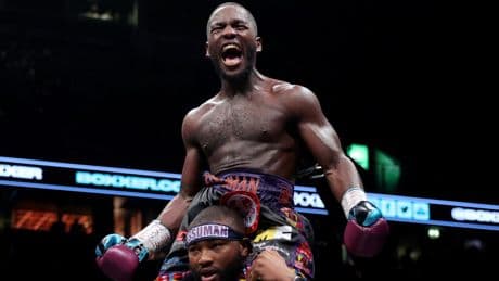 Ekow Essuman is the former basketball hopeful turned boxing champ looking to spoil Josh Taylor’s big comeback
