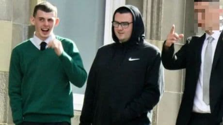 Celtic fans banned after booting fire exit door in to allow supporters into stadium rammy