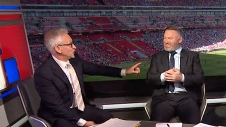 Gary Lineker leaves BBC pundits in stitches with brutal dig at Wayne Rooney's managerial career