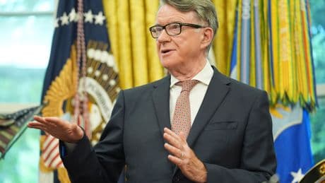 Peter Mandelson Confronted By Sky News Reporter Over His Links To Jeffrey Epstein
