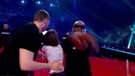 Eurovision’s Tommy Cash ‘interrupted’ by stage invader during live semi-final