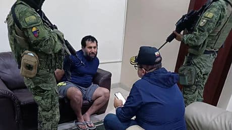 Ecuador captures gang leader over a year after his escaping prison