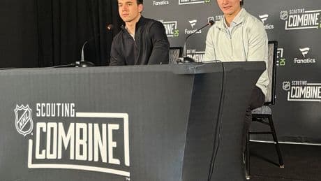 Top NHL draft prospects meet with McDavid and Marchand at Stanley Cup final