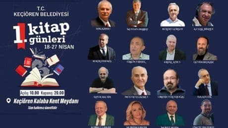 Keçiören’de 1. Kitap Günleri başlıyor: Cumhuriyet yazarları okurlarıyla buluşuyor