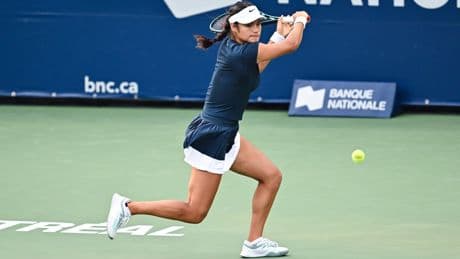 Emma Raducanu downs Peyton Stearns in straight sets to progress in Montreal