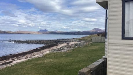 Caravan park overlooking 'serene shores' of Scottish bay goes on market