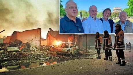 Hulpverleners treffen elkaar bij toeval weer 25 jaar na vuurwerkramp: ’Ze dachten dat ik dood was’