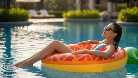 El mejor complemento para divertirse y relajarse este verano en la piscina es hinchable y colorido