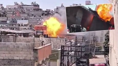 Çatı katında bomba gibi patlama: Son anda kurtuldular
