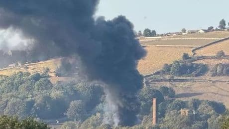 Halifax fire LIVE as huge black smoke billows over town and is seen for miles