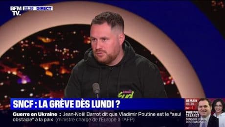 Grève SNCF: "La mobilisation va être forte", assure Julien Troccaz, cheminot, secrétaire fédéral SUD-Rail