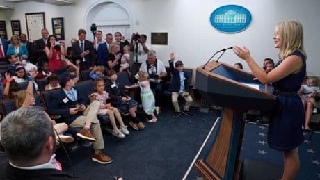 Kids at White House Take Your Child to Work Day quiz Trump on his favorite food and president (besides himself)