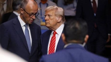 Neuer Ärger mit Trump? Merz muss vor Drohnen-Urteil zittern
