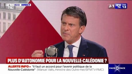 Nouvelle-Calédonie: "Ma responsabilité, c'est d'éviter le drame", affirme Manuel Valls