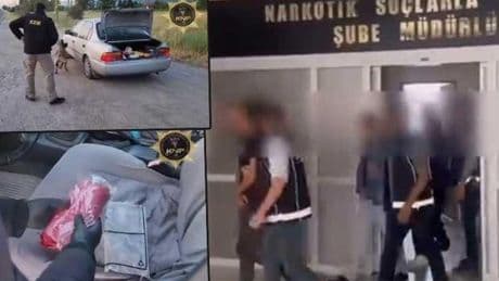 Uyuşturucu operasyonunda Thor'un başarısı... 2 tutuklama