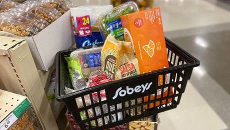 These groceries cost 45% more from Sobeys' Uber Eats than in-store