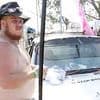 Shirtless housemate of missing teen Pheobe Bishop shows off his bloody pickup truck and knife collection in outback documentary - as his text messages to her are revealed