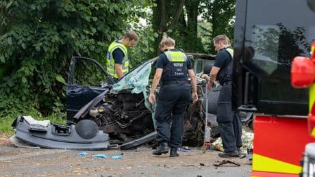 Teenager (15) noch in Lebensgefahr - 18-Jähriger stirbt bei Baum-Crash