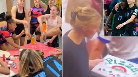 Pizza, partying and a new mantra - How Lionesses celebrated reaching Euro 2025 Final
