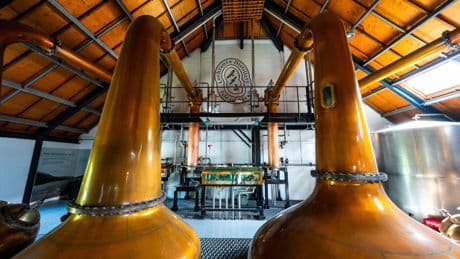 Distillery hails milestone after 'bold move to restore whisky-making' to island