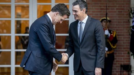 Rutte aprieta a Sánchez y da por hecho que España llegará al 5% de gasto en defensa: &quot;Sin duda&quot;