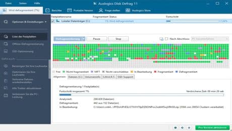 Auslogics Disk Defrag