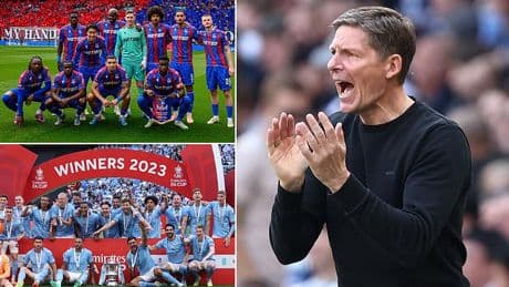 Oliver Glasner insists FA Cup triumph would 'mean more' to Crystal Palace as Eagles bid to upset Man City at Wembley and land maiden silverware