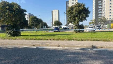 Aberdeen street taped off after 'theft of car' as man in hospital