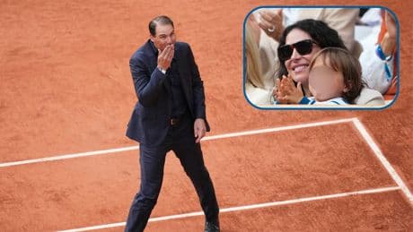 Las emotivas palabras de Nadal a Mery Perelló en su despedida de Roland Garros: &quot;Eres mi mejor compañera de vida&quot;