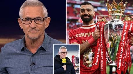 Gary Lineker's final interview with Mohamed Salah 'was CANCELLED' over 'concerns pair would discuss Gaza' - after Match of the Day star left BBC amid antisemitism row
