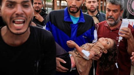 Israeli strike on hospital kills 28 in Gaza, civil defence says
