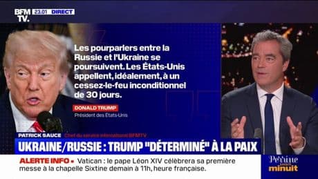 Guerre en Ukraine: Donald Trump appelle "à un cessez-le-feu inconditionnel de 30 jours"